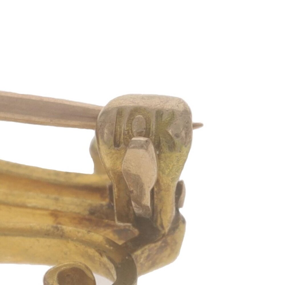 Yellow Gold Lab-Created Ruby Edwardian Solitaire … - image 4